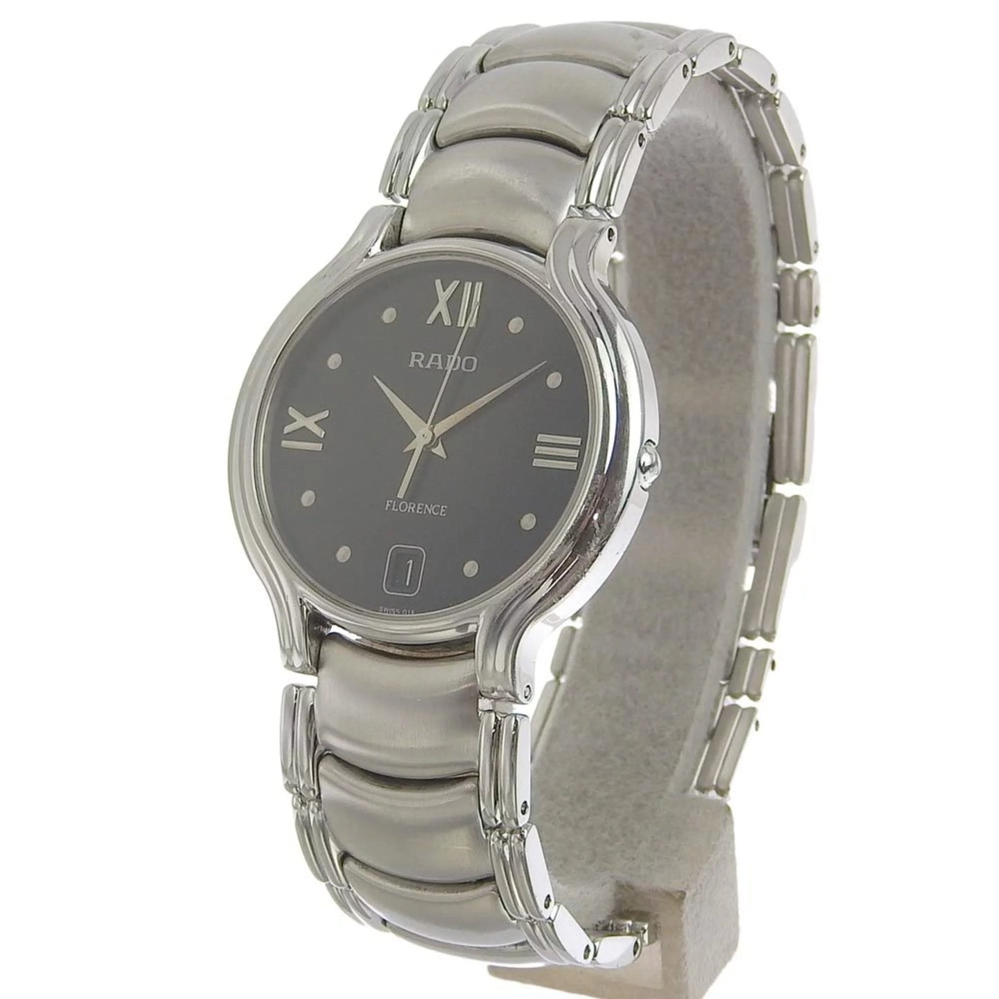 Pre-Owned Rado RADO Florence men's quartz battery watch black dial 115 3777 4 (Good)