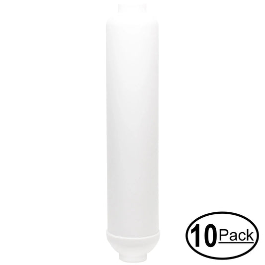 10-Pack Replacement MaxWater 101094 Inline Filter Cartridge - Universal 10-inch Cartridge MaxWater 7 stage portable alkaline REVERSE OSMOSIS SYSTEM - Denali Pure Brand