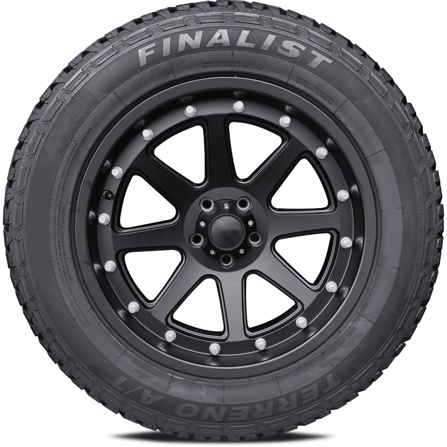 Finalist Terreno A/T LT235/85R16 10 Ply 120R Load Range E SUV Light Truck All Season All Terrain Tire 235/85/16 (Tire Only)