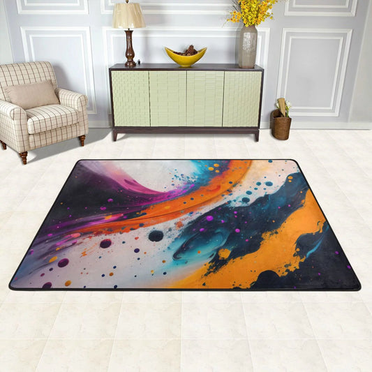XMXY Fractal Blaze Texture Area Rugs Doormat Outdoor Entrance , Facecloth Non-slip Floor Mat Rug Living Room Kitchen Sink Area Indoor 36"x24"