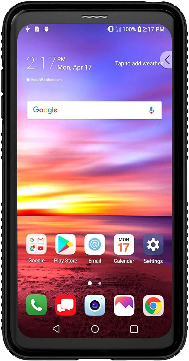Speck Presidio Grip Case LG V30 Presidio Grip (fits Sprint LG V30+), Black/Black