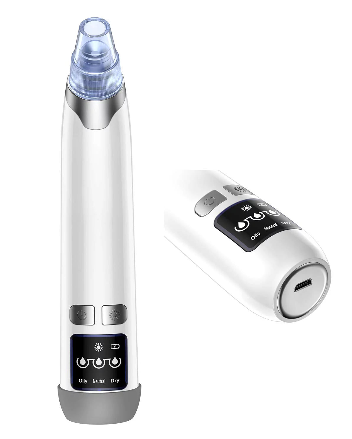 Ansten Pore Vacuum Face Cleaner Blackhead Remover kit Blackhead Remover Pore Vacuum Suction Electric Facial Pore Cleaner USB Rechargeable Blackhead Pimple Sucker Nose Face Women Men