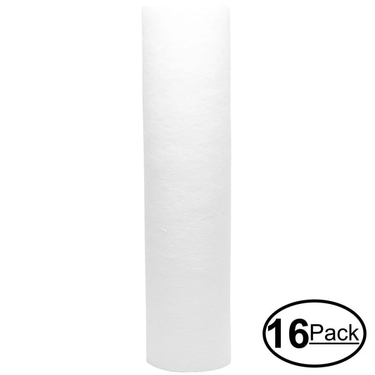16-Pack Replacement APEC RO-PERM Polypropylene Sediment Filter - Universal 10-inch 5-Micron Cartridge APEC RO-PERM â€“ Ultimate Permeate Pumped System For Low Pressure Homes