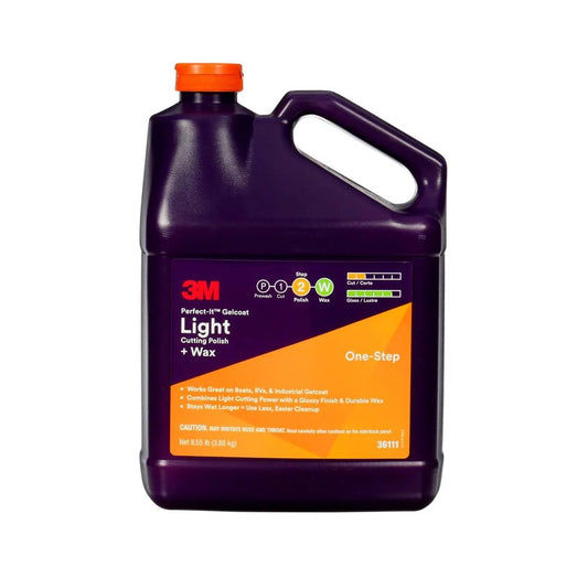 3M 36111; Gelcoat Light Cut Polish-Wax Gallon