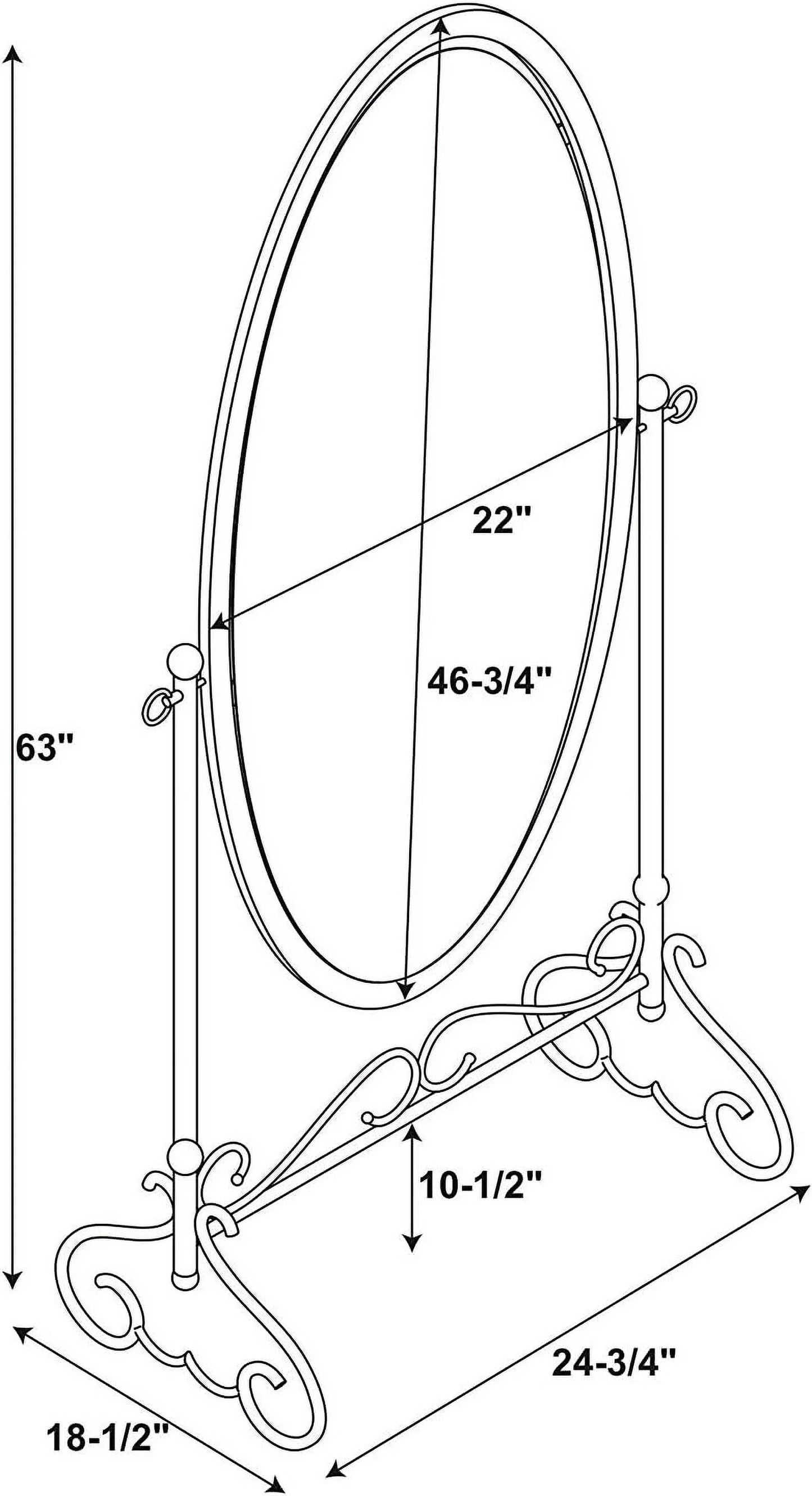 Clarisse Metal Mirror