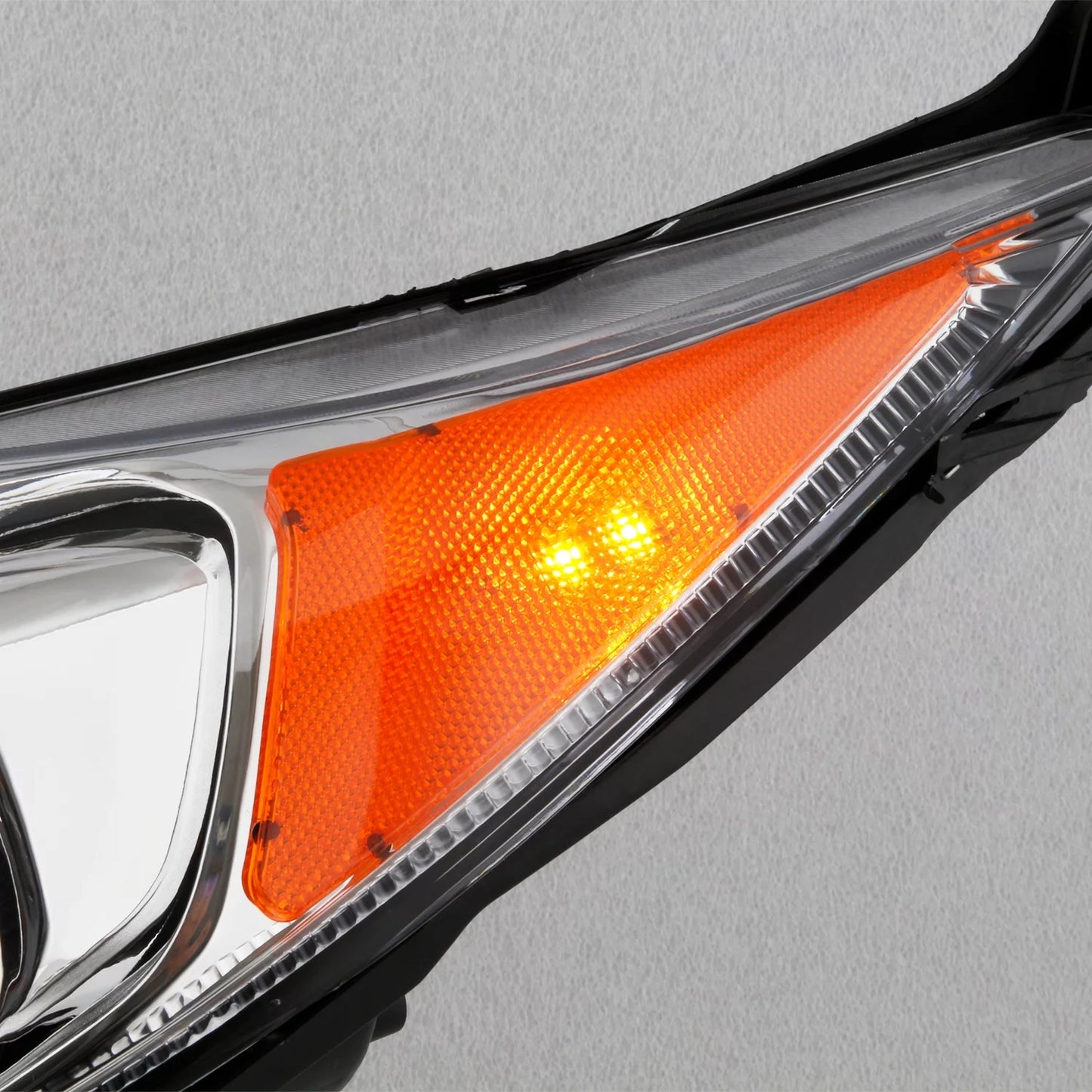 AKKON - Fits 2014 2015 2016 2017 Ford Fiesta Titanium Sedan Hatchback [Halogen Type] Chrome Headlight Driver Left Headlamp