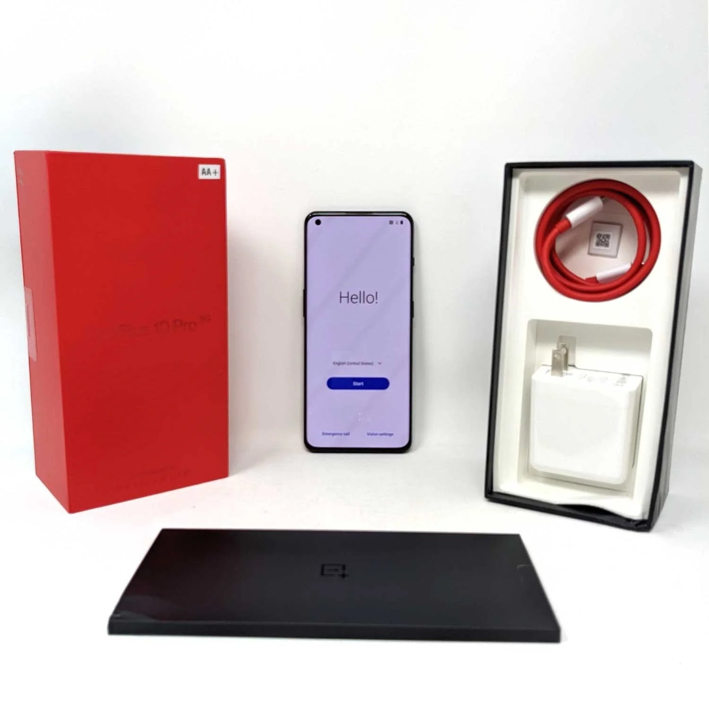 Open Box Oneplus 10 Pro 5G 128GB NE2217 GSM Unlocked 6.7" Single SIM 8GB RAM Smartphone - Volcanic Black