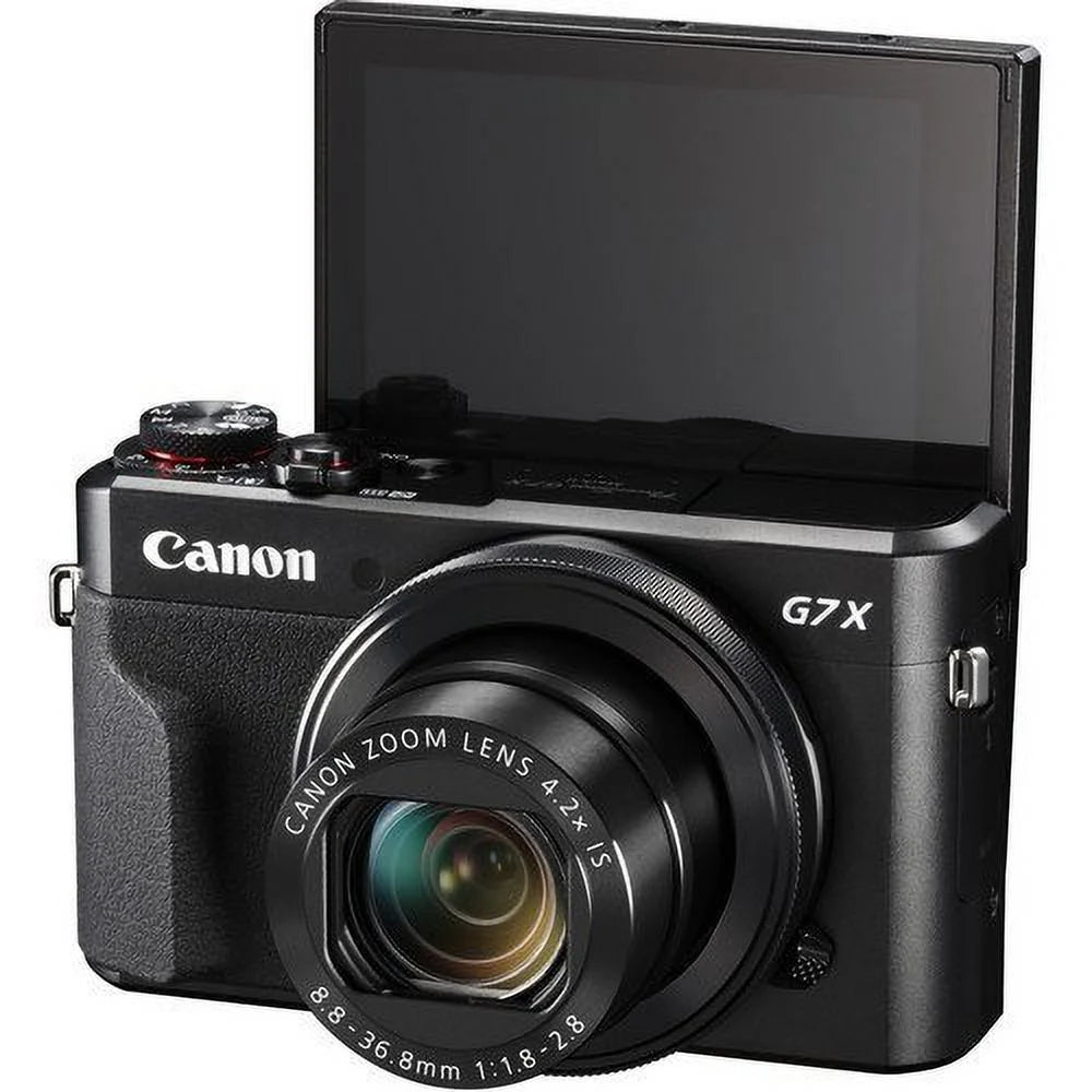 Canon PowerShot G7 X Mark II Digital Camera + 32GB Pixi-Basic Accessory Bundle-International Verision