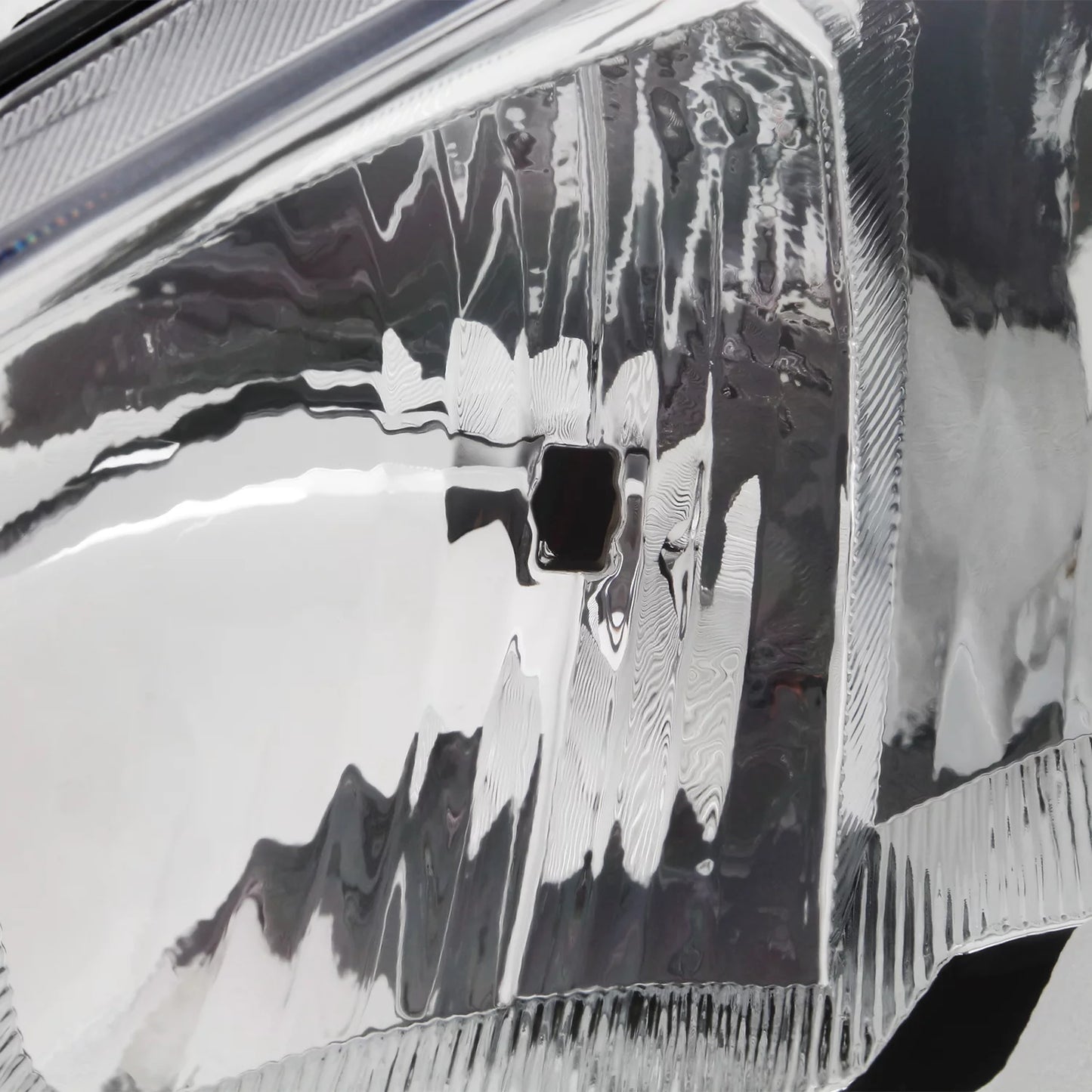 AKKON - Fits 2014 2015 2016 2017 Ford Fiesta Titanium Sedan Hatchback [Halogen Type] Chrome Headlight Driver Left Headlamp