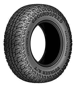 Groundspeed Voyager AT 265/70R16 112 T Tire Fits: 2015 Toyota Tacoma TRD Pro, 2000-06 Toyota Tundra SR5
