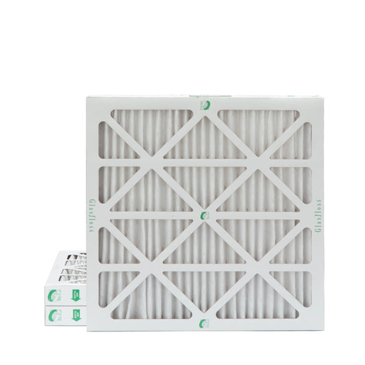 3 Pack of 12x12x2 MERV 13 Pleated 2" Inch Air Filters by Glasfloss. Actual Size: 11-1/2 x 11-1/2 x 1-3/4